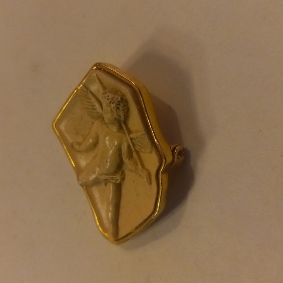 The Vatican Library Collection CHERUB ANGEL Brooch - Picture 4 of 5